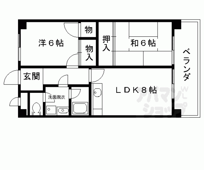 【ルシエール川豊】間取