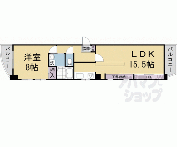 【シャンパーニュ四条】間取