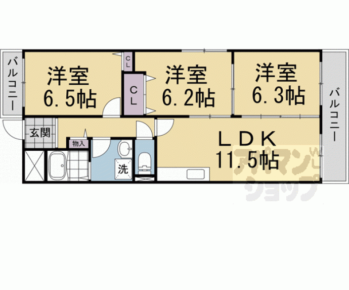 【エスポワール】間取