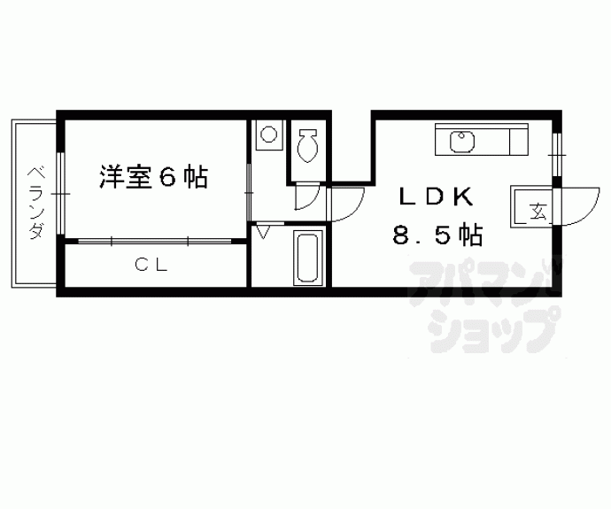 【天草マンション】間取