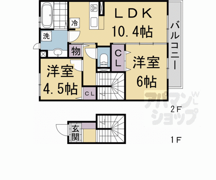 【アイリス城陽】間取