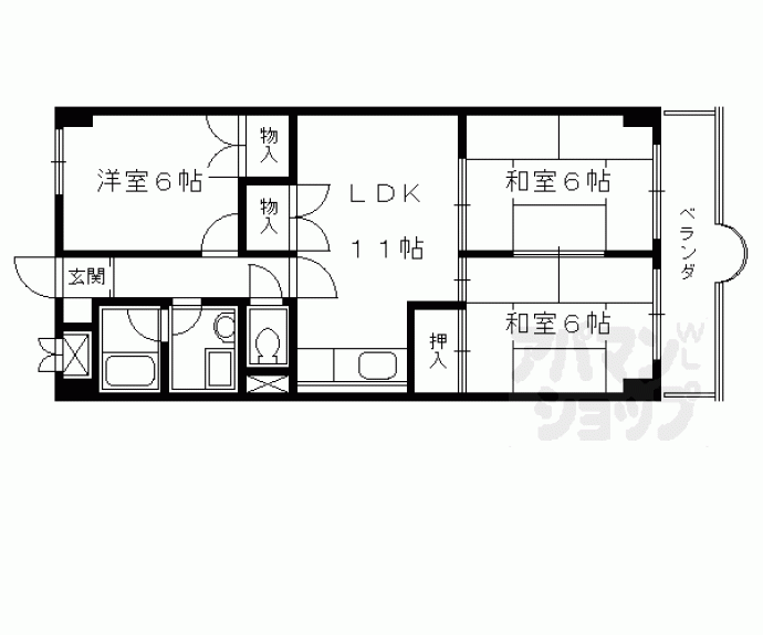 【グレイスヴィラ阿部】間取
