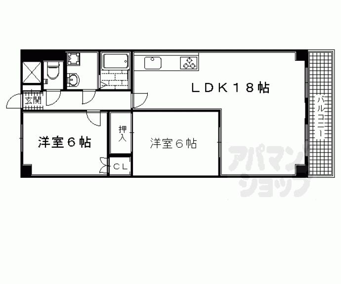 【グレイスヴィラ阿部】間取