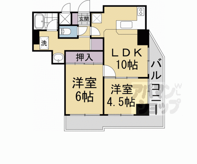 【ＢｉｒｄＬａｎｄⅢ】間取