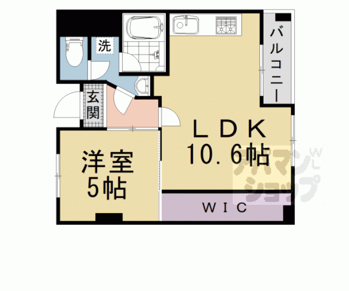 【リエス西院】間取