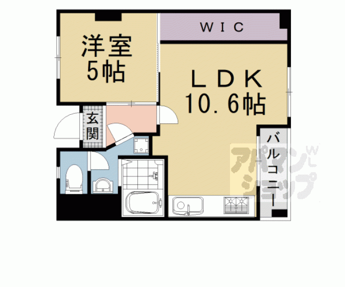 【リエス西院】間取