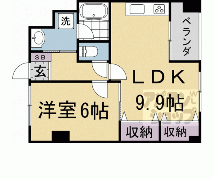 【リエス西院】間取