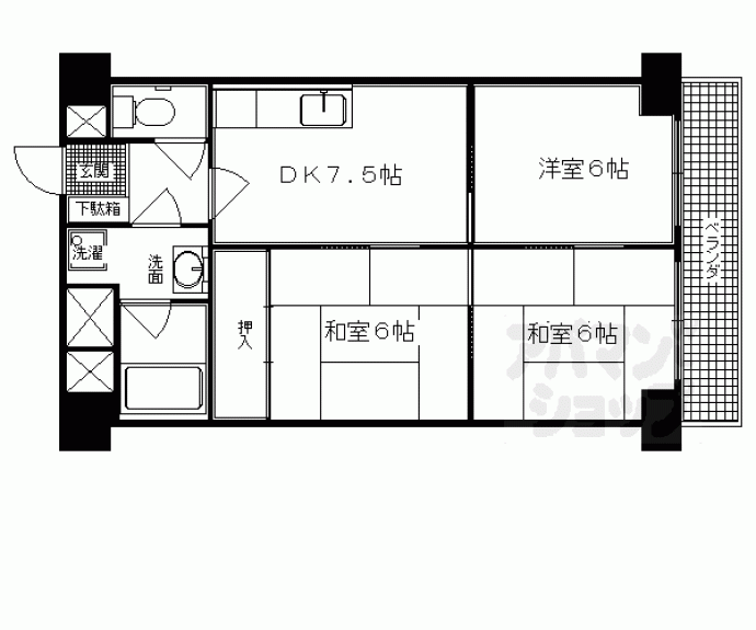 【春栄ハイツ】間取