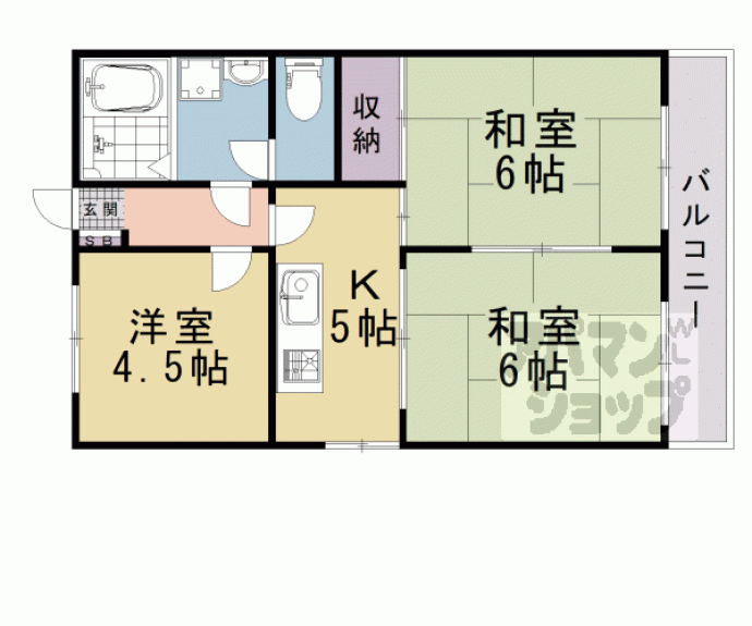 【春栄ハイツ】間取
