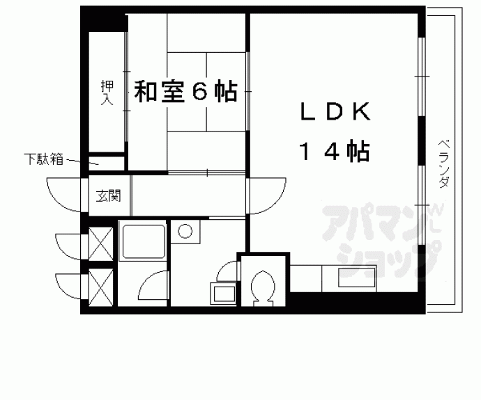 【ロイヤルコーポ】間取