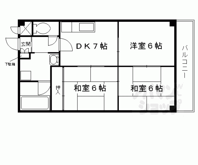 【ロイヤルコーポ】間取