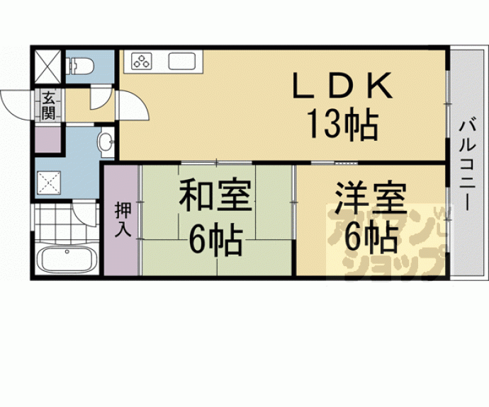 【ロイヤルコーポ】間取
