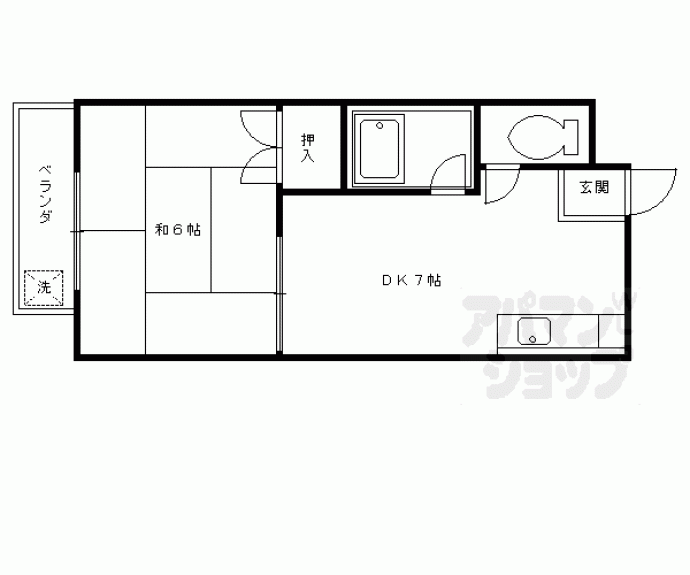 【サンサーラ春嶺】間取