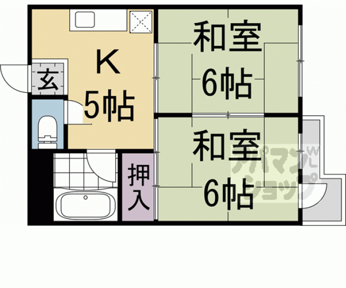【サンバリエ太秦】間取