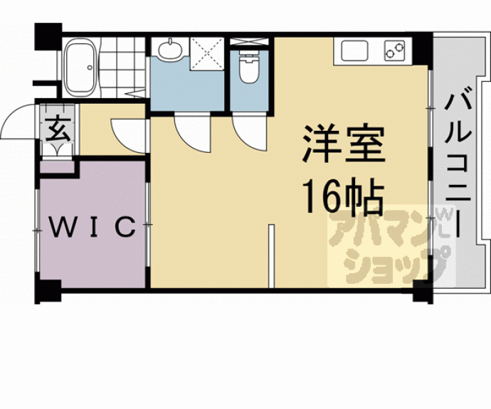 【クレスト由里】間取