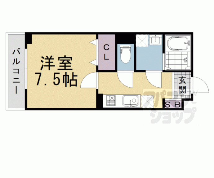 【エンティム上桂】間取