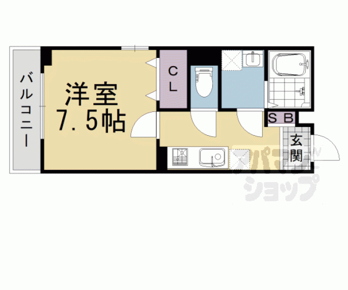 【エンティム上桂】間取