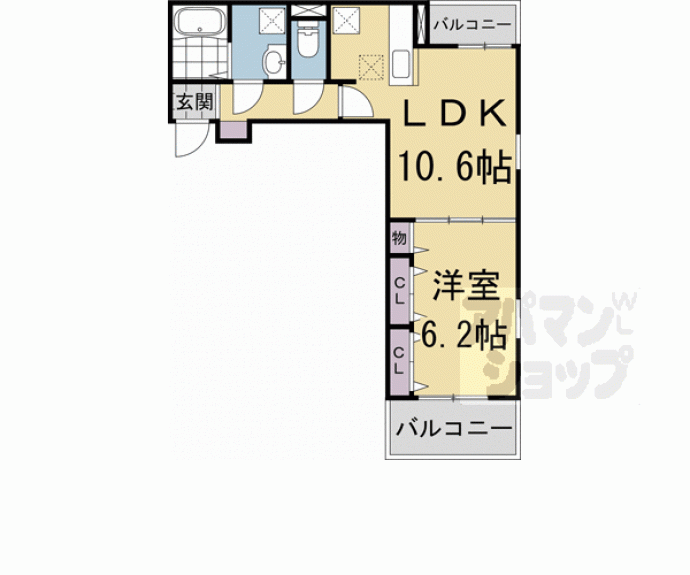 【フィアクローバーⅡ】間取