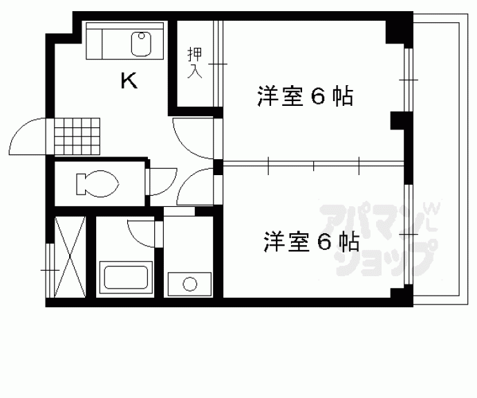【ビアンカ2・3】間取