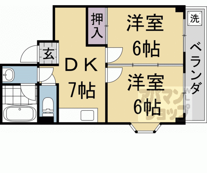【ビアンカ2・3】間取