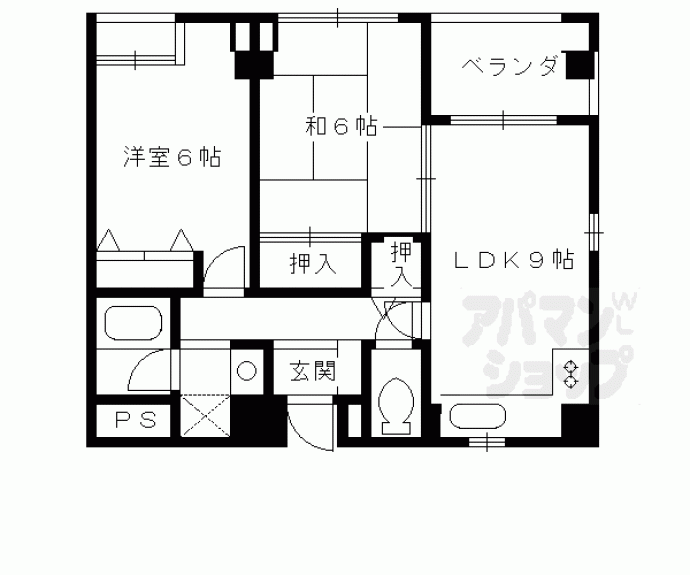 【メゾンアルマ】間取