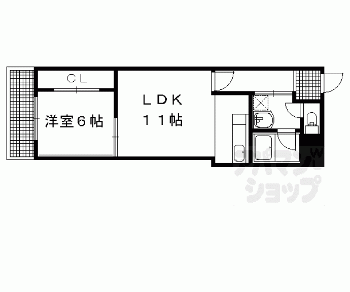 【第1パールハイツ上杉】間取