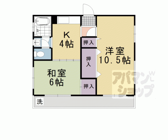 【キングスコート】間取
