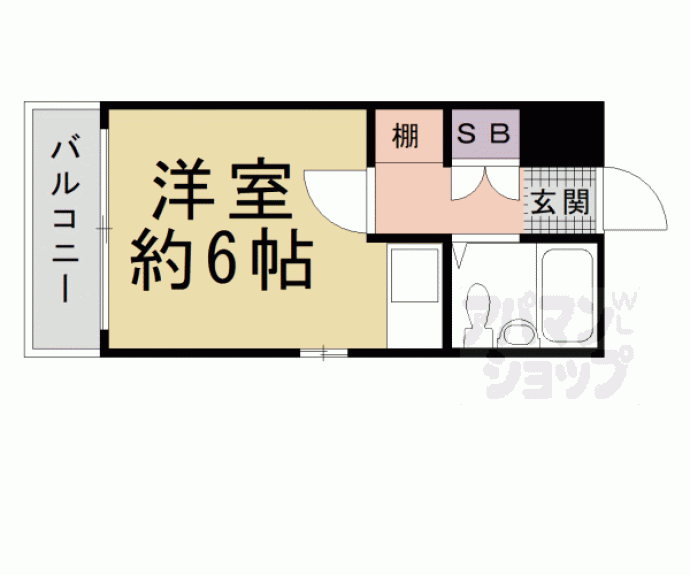 【ヴィラ夷川】間取