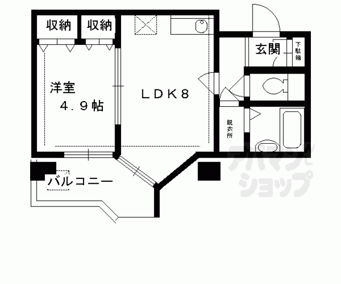 【ロイヤル御池】間取