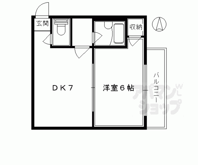 【サンシャイン京都】間取