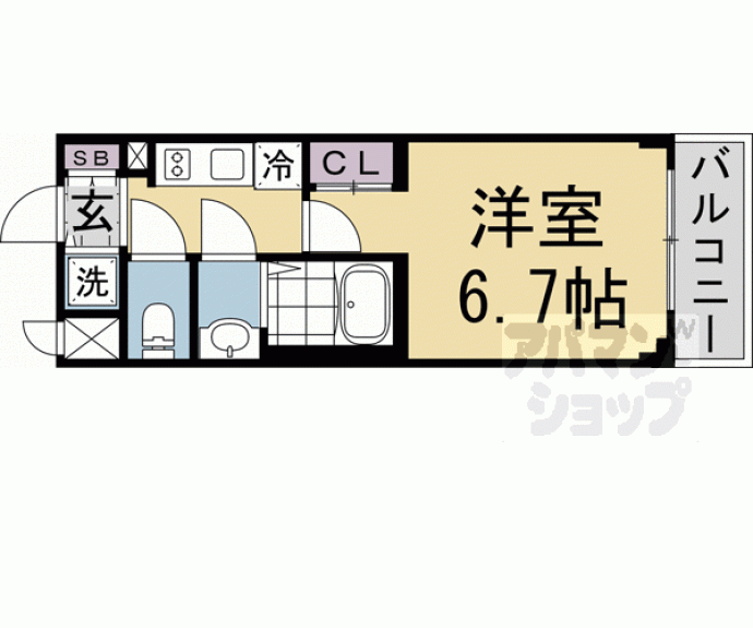 【ソルテラス京都東寺ＨＯＭＡＲＥ】間取