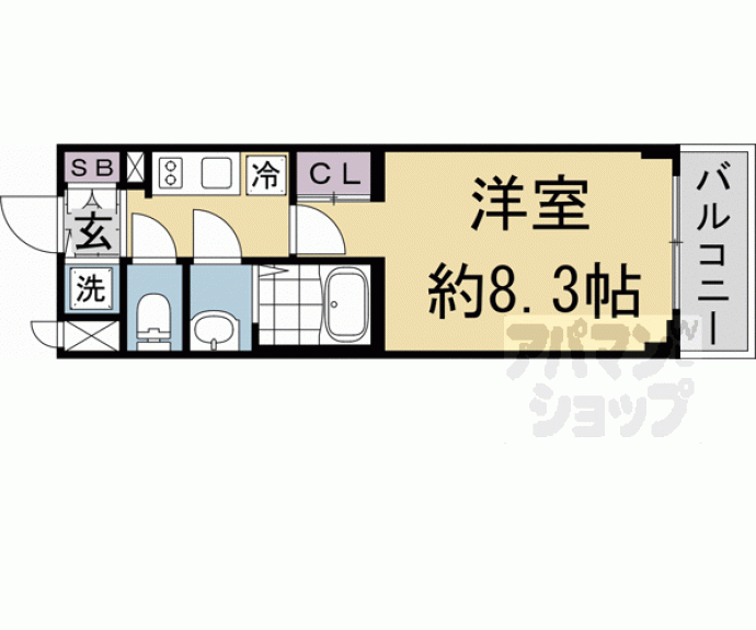 【ソルテラス京都東寺ＨＯＭＡＲＥ】間取