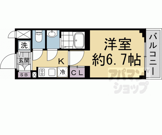 【ソルテラス京都東寺ＨＯＭＡＲＥ】間取