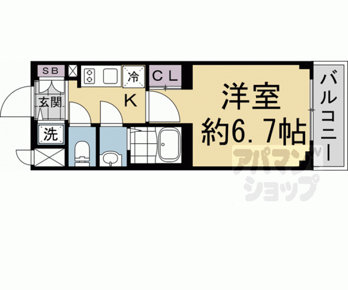 【ソルテラス京都東寺ＨＯＭＡＲＥ】間取