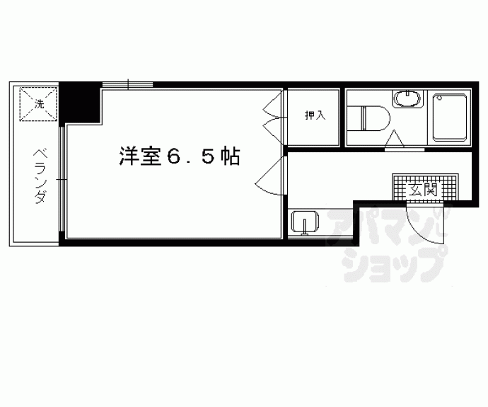 【ヒューマンハイツ御室】間取