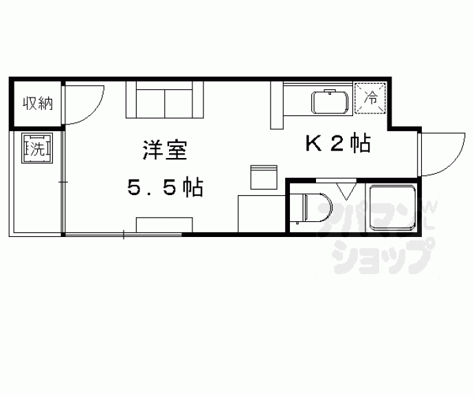【ヒューマンハイツ御室】間取