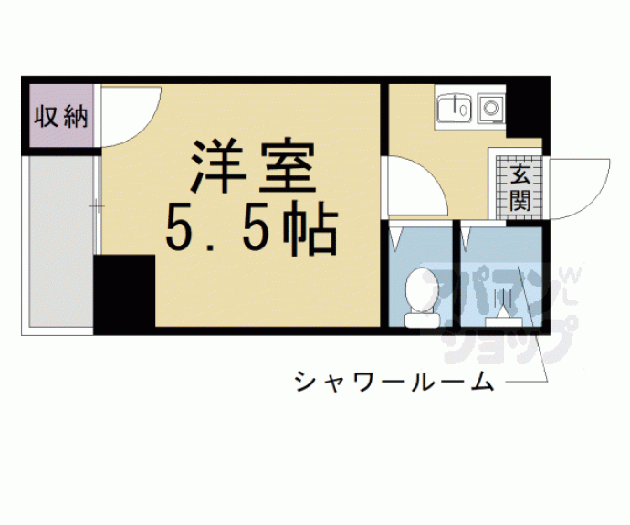 【ヒューマンハイツ御室】間取