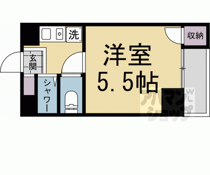 【ヒューマンハイツ御室】間取