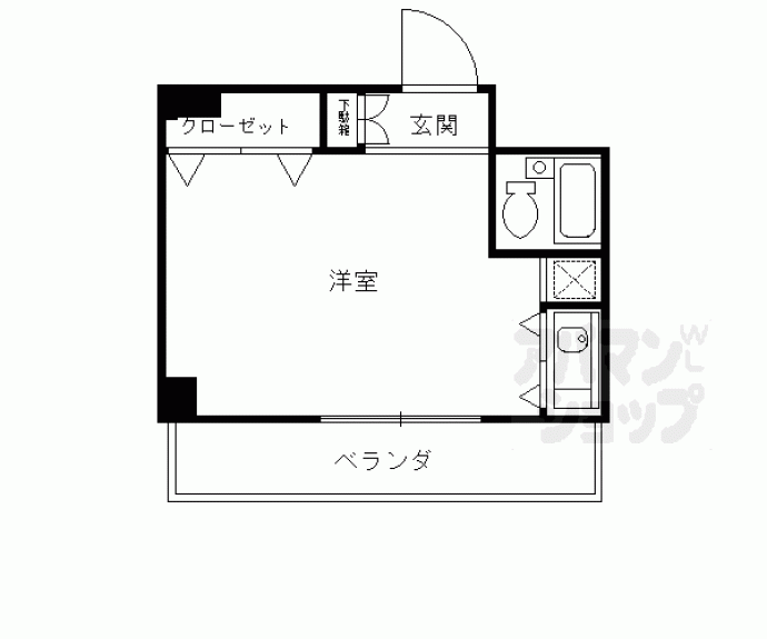 【ダイヤモンドハウス西院】間取