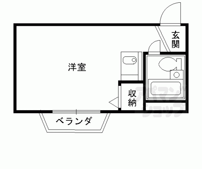 【ベルファム西院】間取