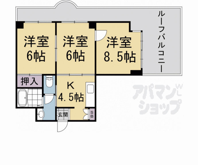 【エスポワール峯】間取