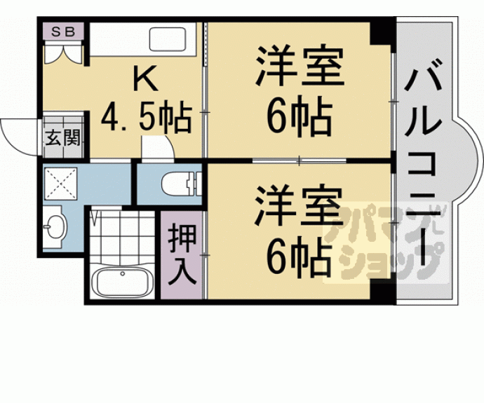 【エスポワール峯】間取