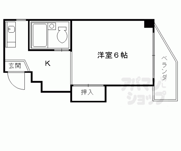 【コーポ松本】間取