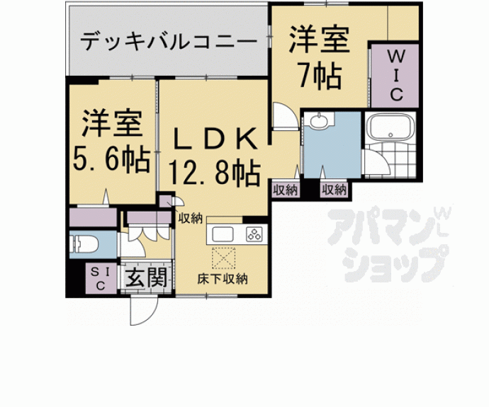 【シャーメゾン清風】間取