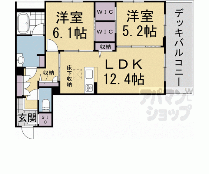 【シャーメゾン清風】間取