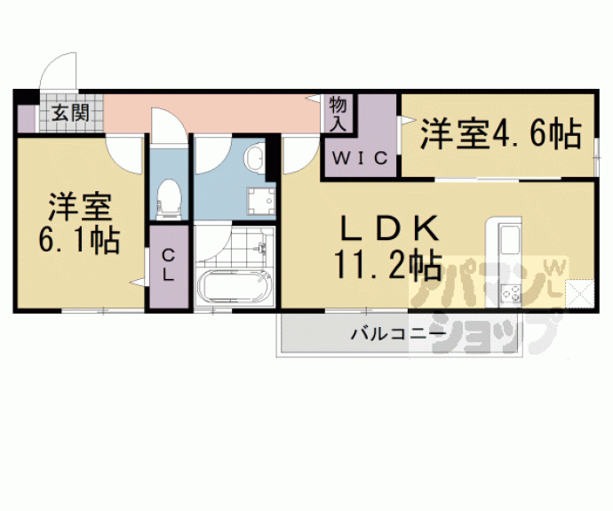【ポルタ・フォルトゥーナ】間取