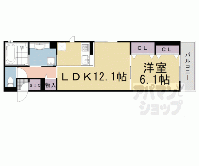 【ジュメイラＫＹＯＴＯ２】間取