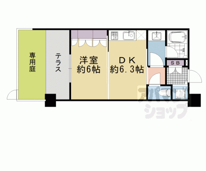 【ブリリア京都五条】間取