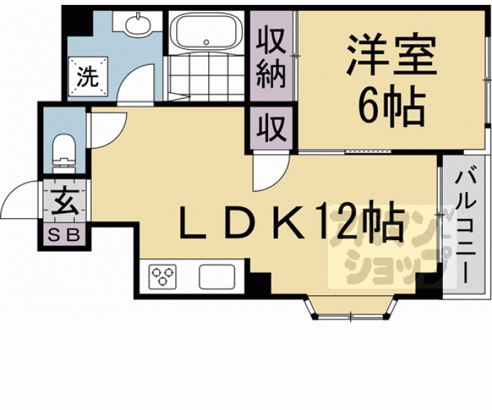 【エスペランザ西京極】間取