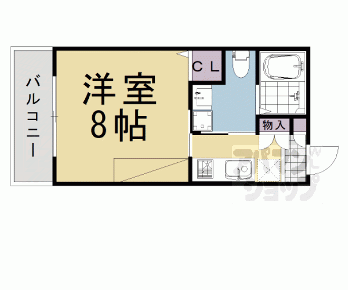 【Ｇｌａｄｖｉｓ清水五条】間取